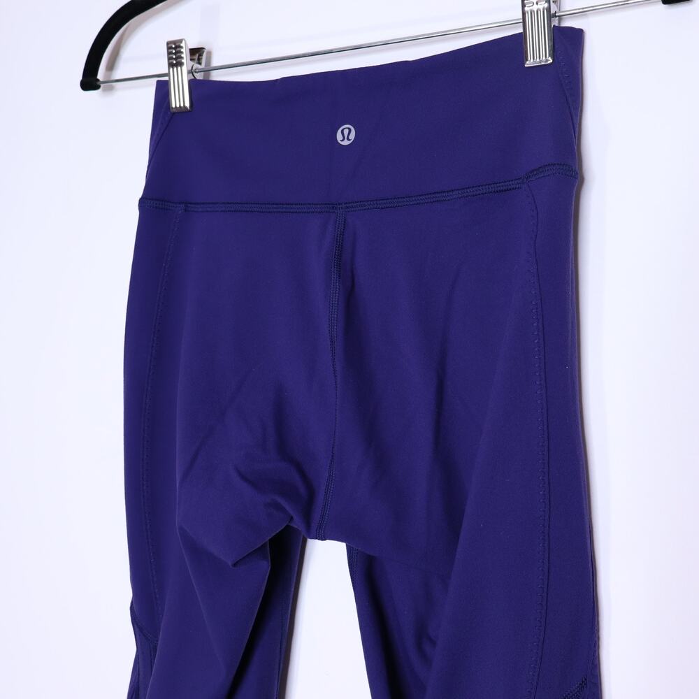 LULULEMON Essential Rhythm Pant Emperor Blue Full On Yoga Active Women's 6 - Picture 5 of 8